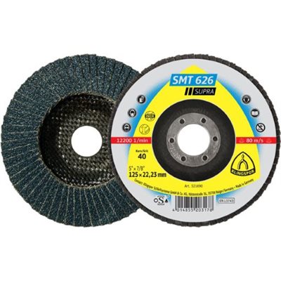 KLINGSPOR 321694 - FLAP DISCS 4-1 / 2 X 7 / 8 SMT626 60