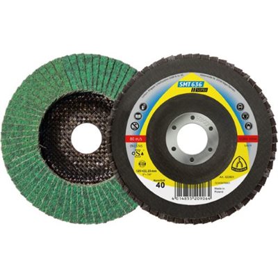 KLINGSPOR 322828 - FLAP DISCS 4-1 / 2 X 7 / 8 SMT636 80