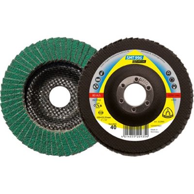 KLINGSPOR 322853 - FLAP DISCS 5 X 7 / 8 SMT 996 (CONVEX) 60