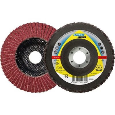 KLINGSPOR 322869 - FLAP DISCS 5 X 7 / 8 SMT 924 80