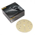 MIRKA 23-645-800 – GOLD SOFT 15 HOLE FOAM BACKED GRIP DISCS, 6", GRIT 800, QTY. 20