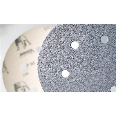 MIRKA 2B-614-220 – Q.SILVER 5 HOLE GRIP DISCS, 5", GRIT 220, QTY. 50