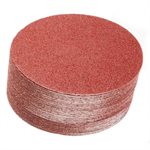 MIRKA 40-614-040 – COARSE CUT 5 HOLE GRIP VACUUM DISCS, 5", GRIT 40, QTY. 50